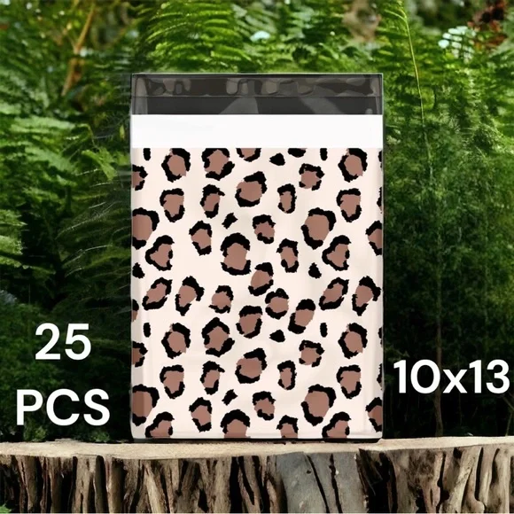 25 10X13 Poly Mailers Leopard Shipping Envelopes Bags PRICE IS FIRM - Picture 6 of 8